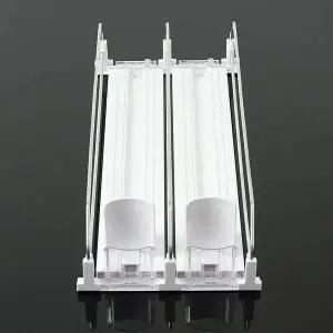 [하프클럽/셀러허브]자동정리 캔 음료 디스펜서(2칸) (화이트) 냉장고정리