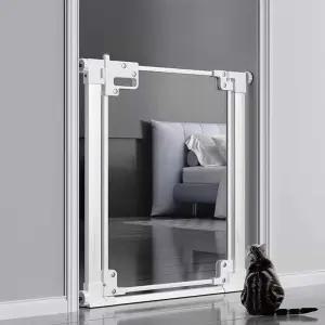 아크릴 울타리 애견 투명 고양이 펜스 강아지 안전문 팬스 몽땅