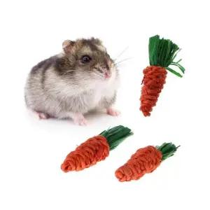 햄스터 당근장난감 씹는당근 개껌 치아청소