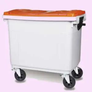 [하프클럽/셀러허브]분리수거함 660L 봉타입 포크타입 쓰레기통