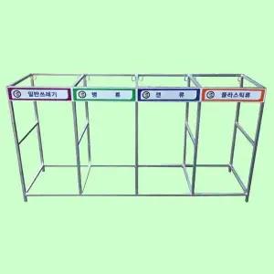 [하프클럽/셀러허브]분리수거대 80L 4구 분리수거함 아파트 1600 850mm