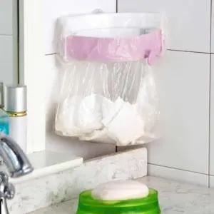 [하프클럽/셀러허브]씽크대쓰레기통 주방쓰레기통 흡착식 쓰레기봉투 걸이