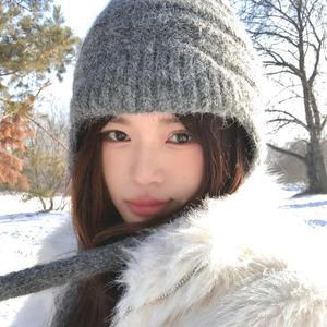 여성 모자 뇌봉모 니트모자 두꺼운 방한모 귀달이 double in ACC1438