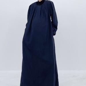 메이 넥주름 코듀로이 롱원피스 빅사이즈임부복 임산부오피스룩 예비맘원피스 맘룩 겨울임부복