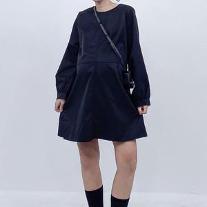 밀리 미니 원피스 임산부데일리룩 만삭임부복 가을임신 예비맘 임산부하객룩 결혼식복장