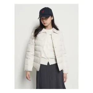 빈폴 레이디스 폴리칼라 경량 다운 쇼트 재킷 아이보리 BF5X38P010 1212393