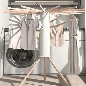 세탁 VCR954C2 빨래 고급 나무건조대 대형 가정용 건조대