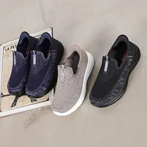 [옷자락]남자 이지핏 매쉬 니트 통기성 슬립온 운동화