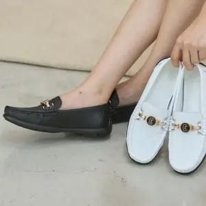 [옷자락]여자 편안한 데일리 소가죽 드라이빙 로퍼