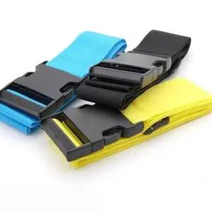 캐리어끈 여행가방 캐리어 잠금벨트 다용도 클립밴드 노랑 1.7M