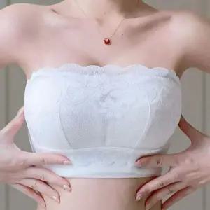 레이스 오프숄더 브라 웨딩촬영 속옷 웨딩드레스 브래지어