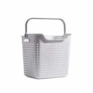 세탁 IQO502M9 빨래 바구니 40.6x38.2cm 대형 37L 1개 쿨그레이