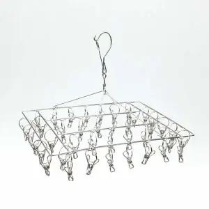 미니 OQV531C4 건조대 40구 사각 집게 양말건조대 빨래