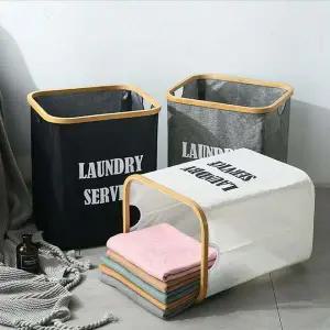 접이식 EQD467T9 철재프레임 세탁바구니 보관함 분리수거함