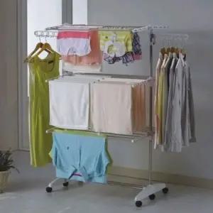 빨래 DRN965L4 건조대 행거 옷 수건 속옷 건조대 6단 고급형 빨래건조대 빨래정리