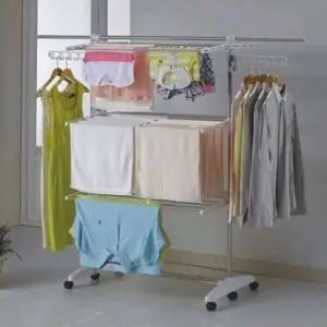 빨래 OEW716R8 건조대 행거 옷 수건 속옷 건조대 6단 특대형 빨래정리 베란다행거