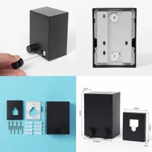 스마트 KVF344Y5 와이어 빨랫줄 공간활용 스텐빨래줄 블랙