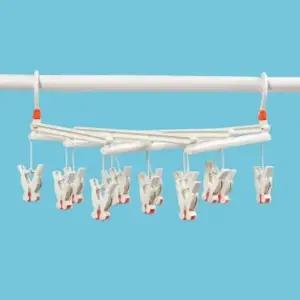 자바라 JCW265I0 빨래집게 건조대(14p)/ 접이식 속옷건조대