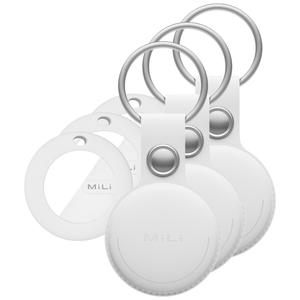 MiLi 미태그 스마트태그 위치추적기 안드로이드용 + 가죽케이스 (3개 세트)
