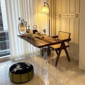 투명 아크릴 테이블 다리 맞춤 제작 받침대 T자형 교체 협탁 탁자