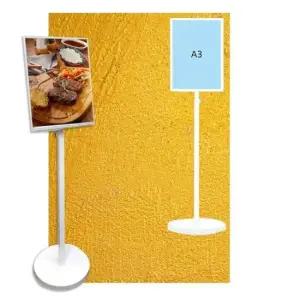 철제배너 안내판 포스터 스탠드 메뉴판 거치대 입간판 배너 A3
