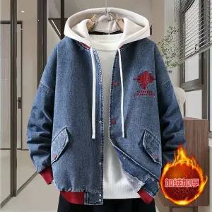 남자 데님 동계 코트 트렌드 기모 상의 스웨이드 재킷 도톰 트렌디 아이템 자켓 HT4