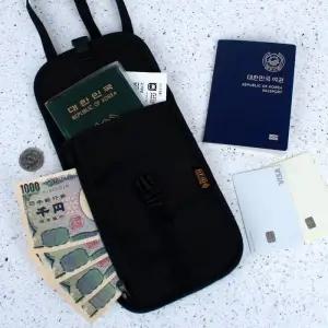 [라일리] Rly 덮개형 안티스키밍 여행가방 블랙 RFID차단가방