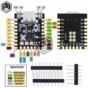 Arduino nano mini 초소형 typec 개발 보드 atmega328p 칩 ch340 직렬 포트용