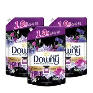 다우니 초고농축 섬유유연제 미스티크 리필 1.35L 3개