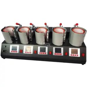 머그 컵 5구 행사 열 각인 열전사기 사진 기념품