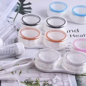 써클 렌즈 케이스 1개통 콘텍트 보관함 디자인 소프트