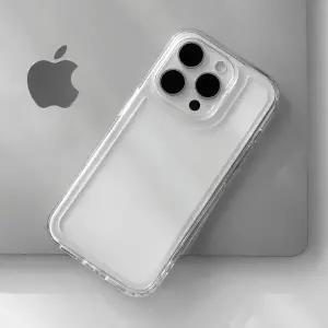 아이폰 17e 16 15 에어 프로 맥스 투명 실리콘 테두리 범퍼 케이스 HP-0847