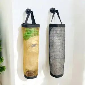 ( )다용도 비닐 봉투 수납함 주방 비닐 봉투 정리함 벽걸이 걸이형