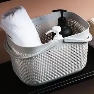 물 빠짐 구멍 목욕바구니 깔끔한 수납 다용도바구니