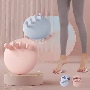 키밍 발가락운동기구세트 실리콘 훈련 지압 고정다리 가락링 벌리 교정용 바닥 분리 2P 양세트 논슬립 건강