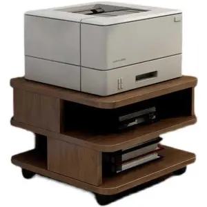 프린터 테이블 선반 프린트 지지대 거치대 우드 이동형 오크