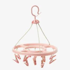 빨래집게 MQO864U8 건조대 핑크 창문 다용도 수건 속옷