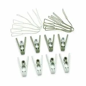 걸이형 LVN422O9 빨래건조집게 8P 정리 걸이 베란다 미니