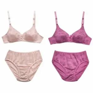 [라일리여성언더웨어] Rly 노와이어 A컵 브라 팬티 편한여성 여자브라팬티셋