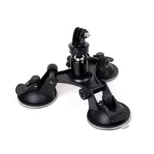 지군 GPRO-4000 액션캠 액세서리 3구흡착마운트악세사리 액션 카메라 방수 레포츠 스포츠 스포츠용 거치대