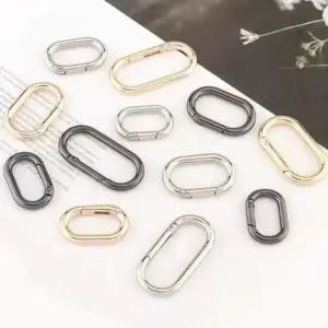 [패션] 키링 다양한모양 전기도금 가방장식 키홀더 가방고리 DIY 아연합금 스프링