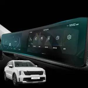 더뉴 쏘렌토 MQ4 내비게이션 필름 파노라마 풀커버네비보호 오염방지 기스 스크린 자동차