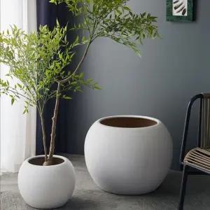 달항아리 화분 베이직 둥근 슬릿 옹기 가드닝 소형 대형