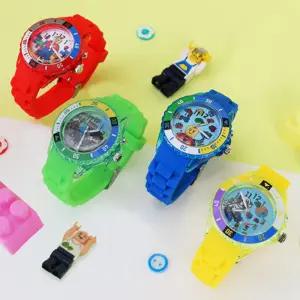 옥스포드 블록 베젤라이트 워치어린이시계 손목 남아