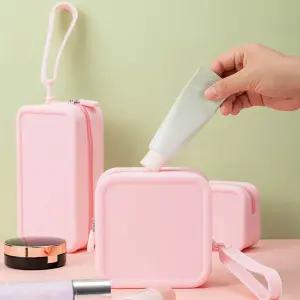 실리콘 방수가 화장품 보관 수영 파우치 물놀이 수백 헬스여행 용치 다용도치 필통 미니치 지퍼치 소형치