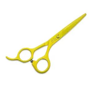 모모 컬러 미용 가위(옐로우) 머리자르는 헤어용 머리용 컷팅 앞머리 가정용