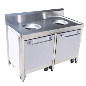 퇴식구 처리대 식당 식기 급식 잔반통 업소용 구내식당