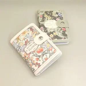 [셀러에이드]꽃무늬 정원 카드지갑 대용량 반지갑 명함수납 파우치 홀더 보관
