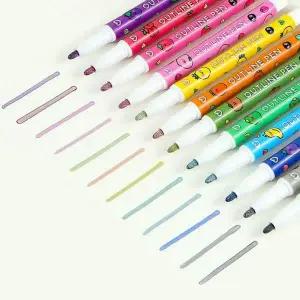 [셀러에이드]다이어리테두리펜 12색칼라테두리펜 캘리그라피 다이어리 꾸미기