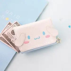 시나모롤 얼굴 반지갑 캐릭터 패션 미니 카드 카드수납